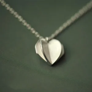 RENSINO New Fashion Jewelry Chain 925 Silver Heart Necklace for Women