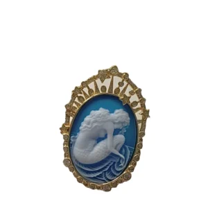RENSINO New Shaped Jewelry Gold Plated Sterling Silver Brooch for Party Cameo Jewelry Gift