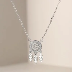 RENSINO New Style Ladies Jewelry 925 Silver Necklace Pendant