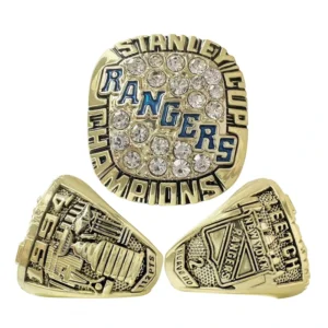 RENSINO New York Rangers Hockey Championship Ring Custom Alloy Men’s High Quality Jewelry Fashion Ring