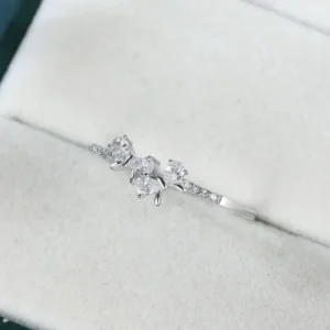 RENSINO Newest Design Fine 925 Silver Gemstone Jewelry Rings Fashionable Engagement Wedding or Anniversary Ring