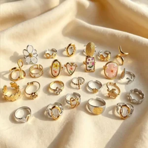 RENSINO OEM ODM Stainless Steel Jewelry Ring Custom Design Size Engraving Service High Polished Finger Rings Bulk Manufacturer
