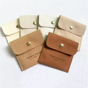 RENSINO Oem Oem Custom Logo Bulk Velvet Ring Earrings Pendant Necklace Jewelry Gift Packaging Bag