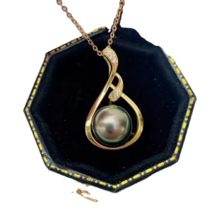 RENSINO P867 10-11mm DIY Natural Freshwater Pearl Charm Pendant Necklace Accessory 925 Sterling Silver Jewelry for Women Without Chain
