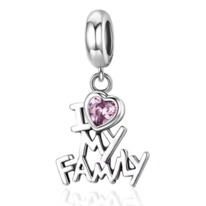 RENSINO Pendant Silver Charms Fast Shipping in Stock 925 Sterling Silver Women Heart Snow Custom DIY Jewelry Fit Necklace Bracelet