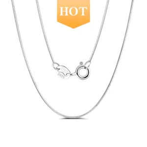 RENSINO RINNTIN SC19 Custom Jewelry Italian 925 Sterling Silver Snake Chain Necklace for Man Women