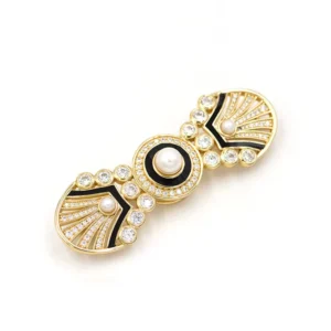 RENSINO Real 925 Sterling Silver Handmade Enamel Brooch Vintage Natural Freshwater Pearl Fine Jewelry Brooches