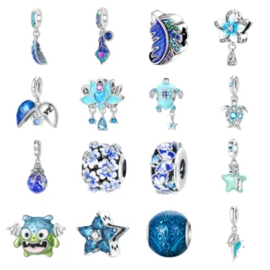 RENSINO Religious Style Fine 925 Sterling Silver Jewelry with CZ & Zircon Flower Butterfly Pendant for Women