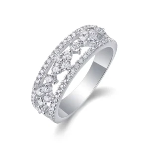 RENSINO S925 Luxury Diamond Rings Women Custom Ring Vvs Moissanite Diamond Ring for Women R231113320