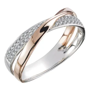 RENSINO S925 Set Wedding Open 5A Engagement Ring for Men Women Sterling Silver 925 Pave Zircon Cubic Zirconia