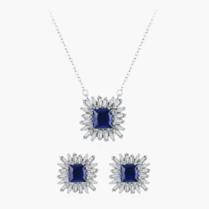 RENSINO S925 Sterling Silver Retro Square Full Diamond Earrings Geometric Personality Light Luxury Versatile Ear Accessories