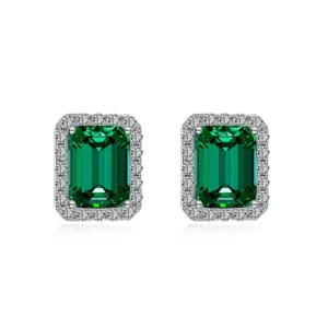 RENSINO S925 Sterling Silver Stud Earrings Exquisite Elegant Jewelry for Stylish Women