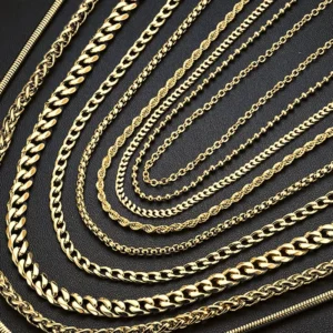 RENSINO SC Fine Jewelry Necklaces Custom 925 Sterling Silver 18k 14k Gold Plated Hiphop Chain Miani Cuban Link Chain for Men Women