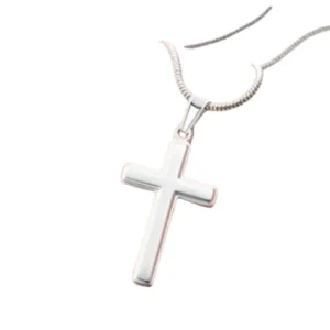 RENSINO Silver 925 Diamond Cross Pendant Jewelry