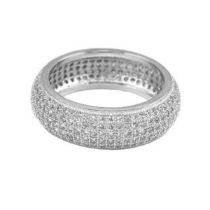 RENSINO Silver 925 Rings for Women Zircon Silver Ring Engagement Ring 925 Silver Jewelry