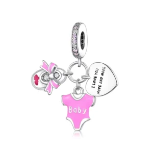 RENSINO Silver Fashion Trend Design Pendant Suitable for Original Brand Jewelry Bracelet Necklace Women Jewelry Production