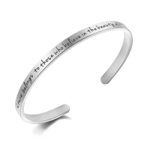 RENSINO Silver Handcrafted Jewelry Arm Cuff Bangles Silver Bracelets for Men Designs