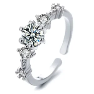 RENSINO Silver Jewelry New Fashion 925 Sterling Silver Rings Charms Ring 325