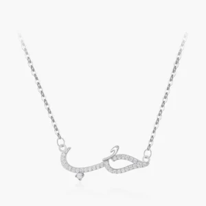 RENSINO Simple 925 Sterling Silver Line Type Pattern Crocodile Pendant Necklaces For Women Sterling Silver Fashion Jewelry