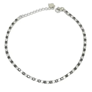 RENSINO Sterling 925 Silver Charm Bracelet Women with Zircon Stone Custom Jewelry for Gift & Party Occasions