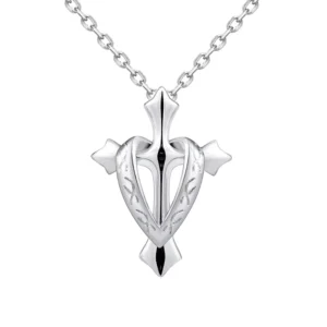 RENSINO Sterling 925 Silver Jewelry Fine Fashion Cross Pendant Charms for Necklace