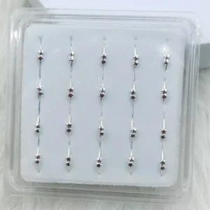 RENSINO Sterling Silver 925 Star Nose Ring Elegant Body Jewelry for Women