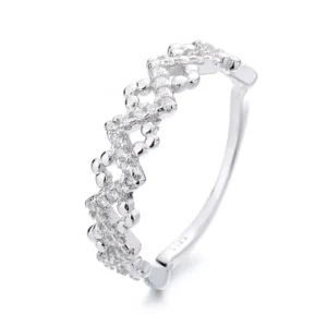 RENSINO Sterling Silver 925 Women’s Fine Ring Jewelry