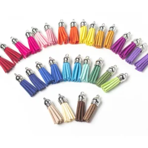 RENSINO Top Sale 38mm Small DIY Handmade PU Plating Technique Tassel for Keychain Jewelry Necklace Earring Clothes-Versatile Garment