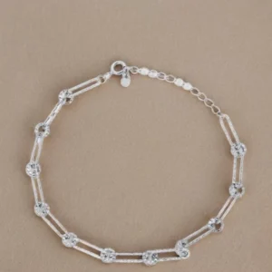 RENSINO Trendy Bracelet 925 Sterling Silver Enamel Jewelry Bracelet for Women’s Gift