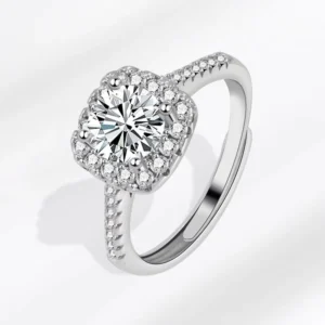 RENSINO Trendy Ring Zircon Female Accessories Engagement Party Cubic Zirconia Statement Jewelry Finger Ring Women Wedding Ring
