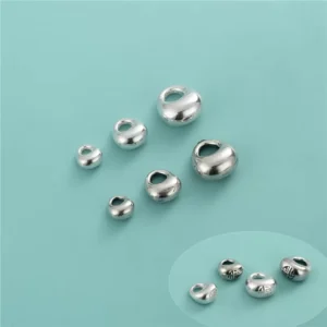 RENSINO Unique 925 Sterling Silver Polished Small Lock Charm Pendant for Jewelry Making Accessories Supplies