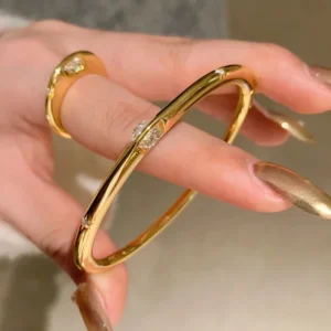 RENSINO Valentine’s Day Birthday Gift Woman Jewelry 925 Sterling Silver Moissanite Planet Bracelet