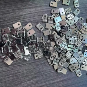 RENSINO Vintage Silver Plated Alloy Square Pendant Religious INRI Pendant