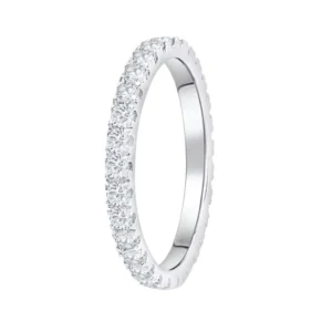RENSINO Wedding Jewelry Wedding Ring 925 Sterling Silver Micro Pave Cubic Zircon Engagement Wedding Ring