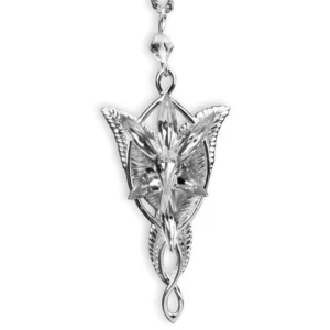 RENSINO Women Jewelry Movie King Promise Love 925 Sterling Silver Arwen Evenstar Pendant Necklace
