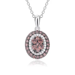 RENSINO Women’s 925 Silver Necklace Noble Fashion Ring Fine Jewelry Sets Inlaid Luxury Touch
