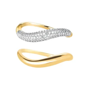 RENSINO Womens High End Fashion Oval Sparkling Zircon Ring Cross Border Bestseller S925 Sterling Silver Light Luxury Style