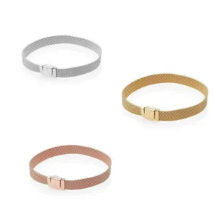 RENSINO Women’s Watch Strap Chain Real Gold Plated Elegant & Unique Basic Chain for DIY Flat Bead Weaving Bracelet for women