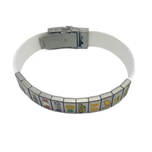 RENSINO Women’s and Men’s Medical Alert ID Laser Engraved Wristband First Aid Fashion Bracelets with Lifeline Charm
