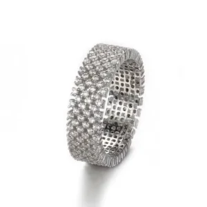 RENSINO Yudan Jewelry Factory Custom 925 Sterling Silver Jewelry Ring