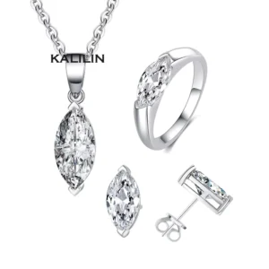 RENSINO jewelry sets for women mariquesa moissanite jewelry set moissanite jewelry women